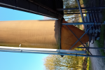 Silo met RVS vijzel